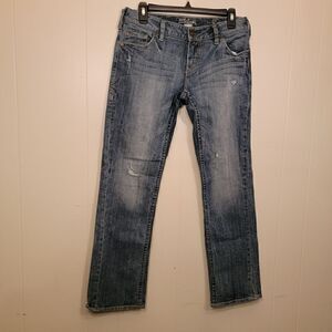 Silver Jeans Sam Boyfriend Distressed Denim 27x30